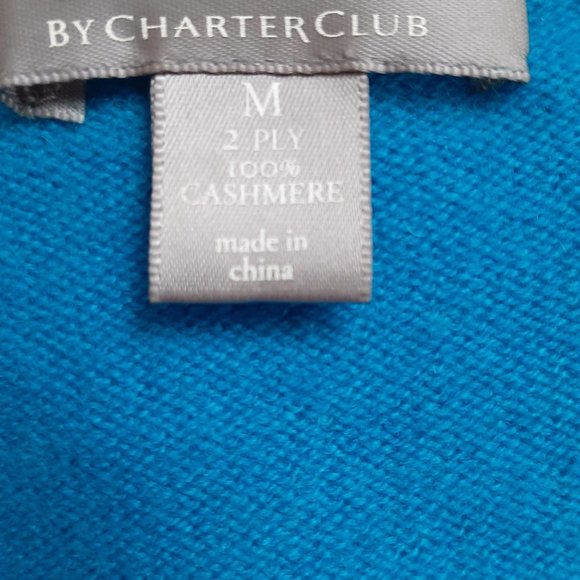 Charter Club 2 Ply 100% Cashmere Sweater - Picture 4 of 4